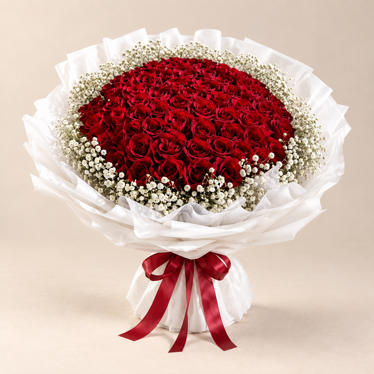 A Hundred Reasons – 100 Rose Bouquet