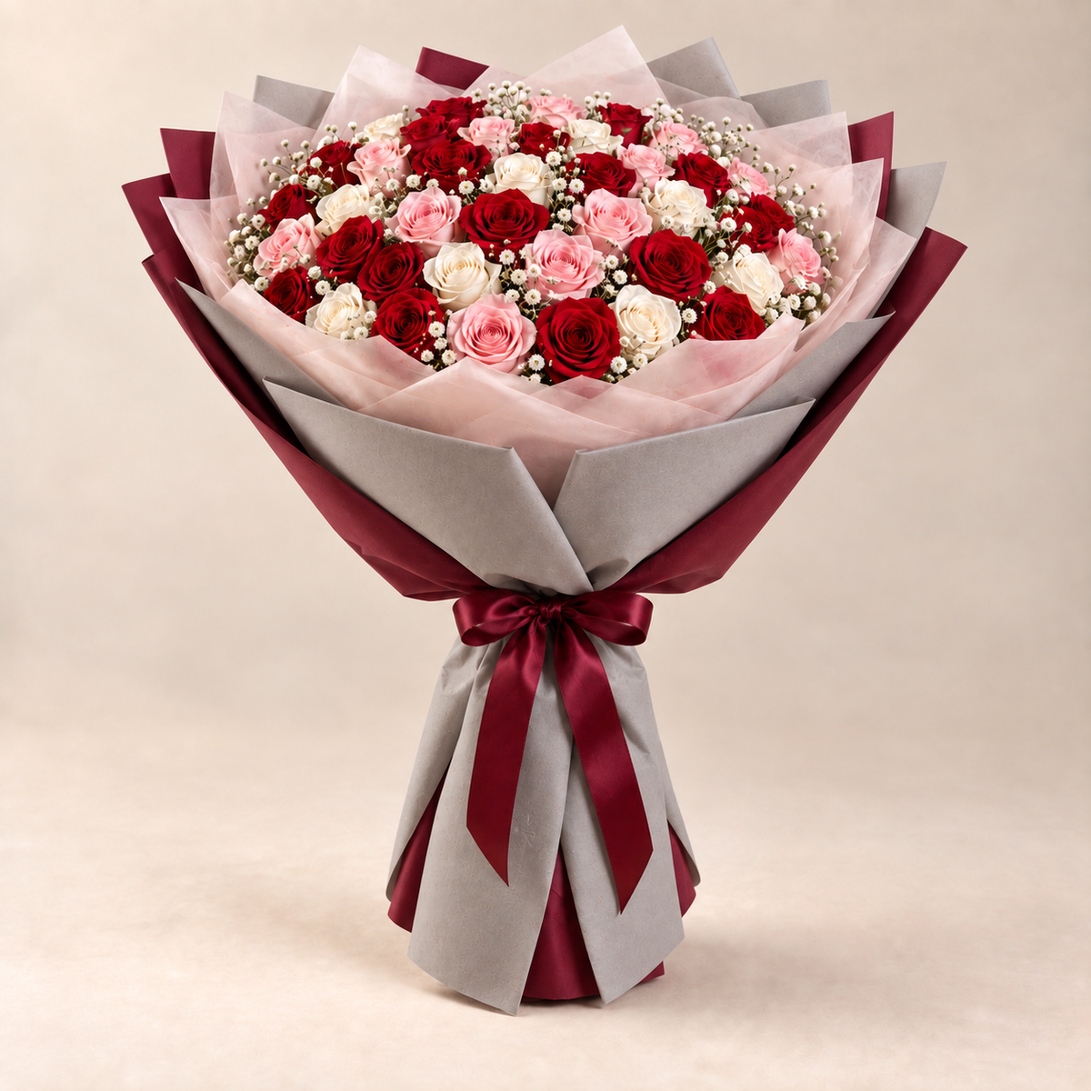 The Grand Forty – 40 Rose Bouquet